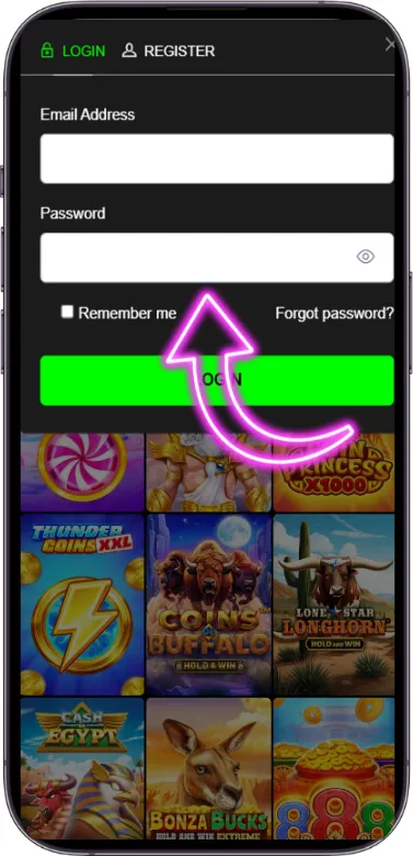 thepokies login process